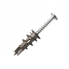 Self drilling plasterboard fixing- flat head metal screw