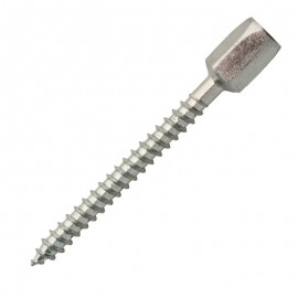 Double thread screw - wood- female