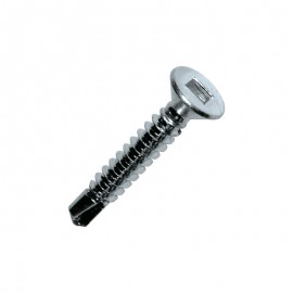 screw, 120° countersunk head, bright zinc-plated steel
