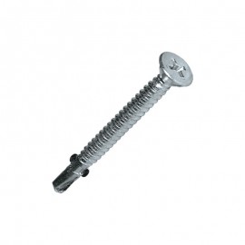 TFAC 120° countersunk head, bright zinc-plated steel